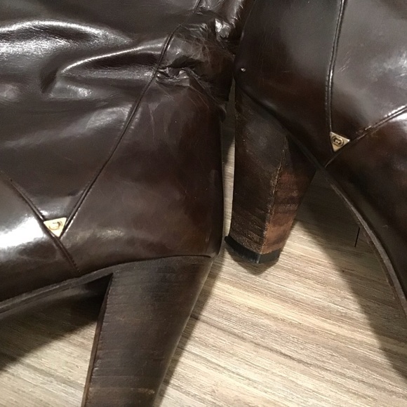GUCCI Leather Vintage Boots Italy SZ 37/US 7 Made in Italy SN: 0047 313 103 37 - Picture 6 of 16